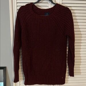 ‼️5️⃣ for💲3️⃣0️⃣‼️ AE Women's Burgundy Sweater